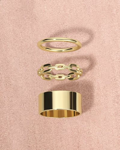 gold plated rings