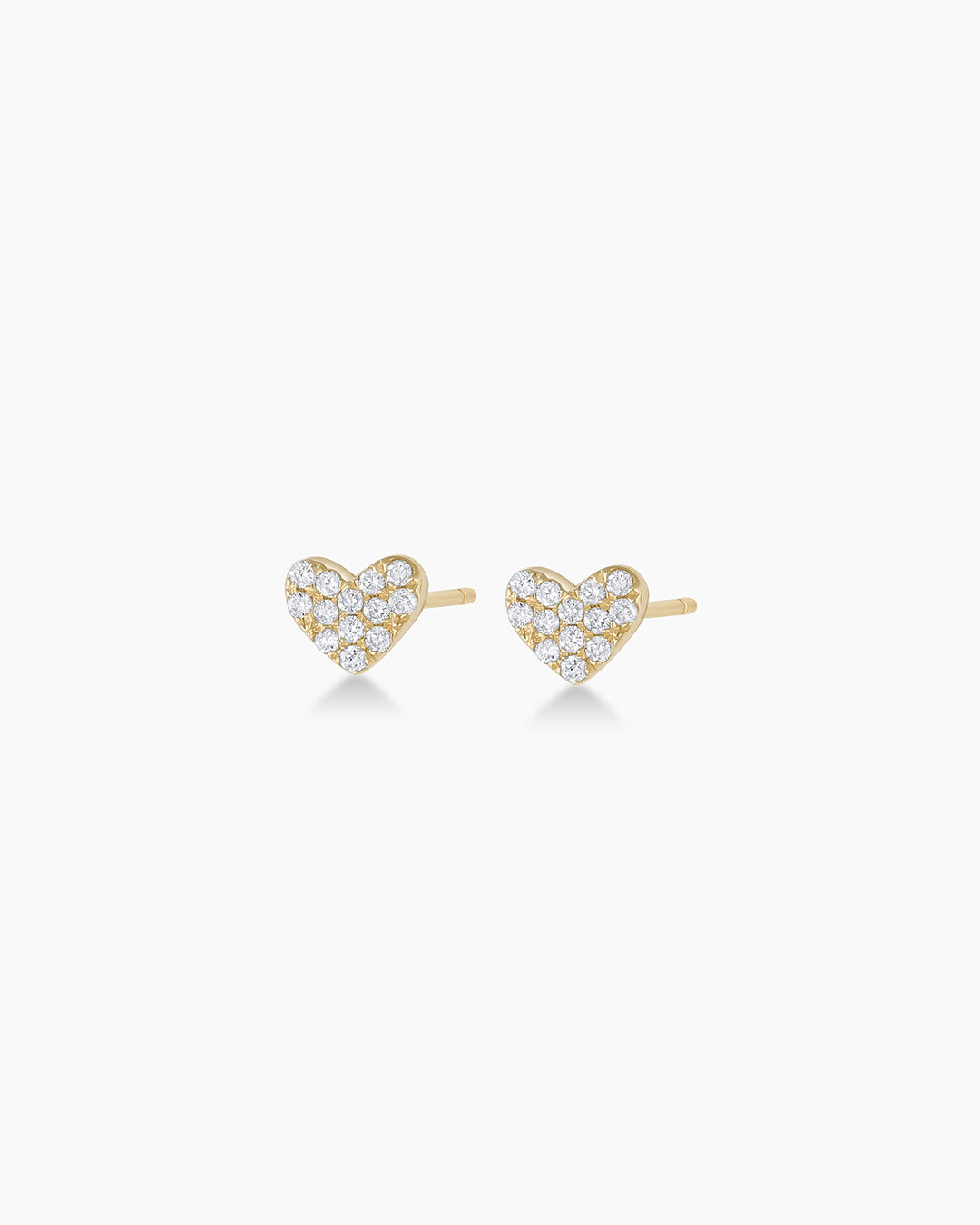 Engravable Heart Charm | Rose Gold Metal | Cute Statement Earrings for Women & Girls | Pierced, Stud, Dangle, Cool | Puravida