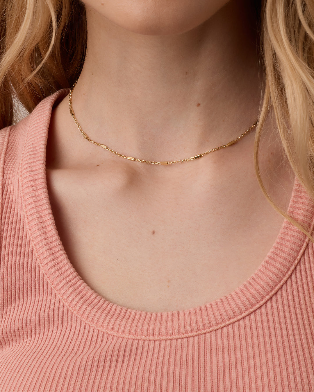 Tatum Necklace || option::16 in., 18k Gold Plated