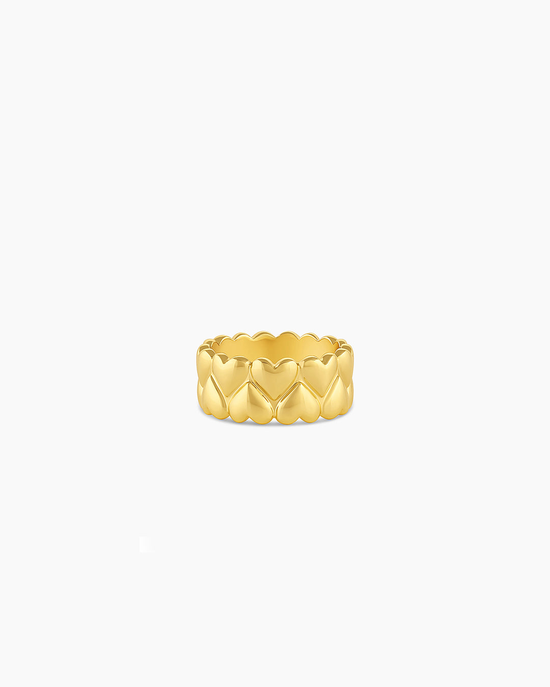 White Gold Chanel Logo Ring With Diamonds | 3D Print Model