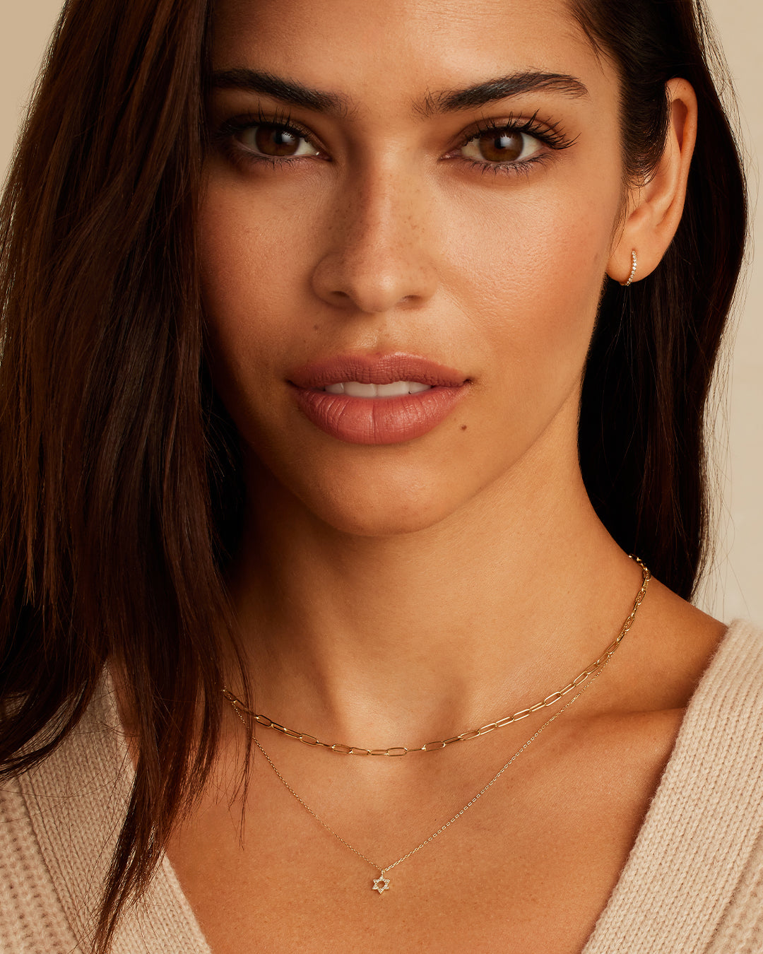 14k Gold Diamond Star of David Necklace gorjana