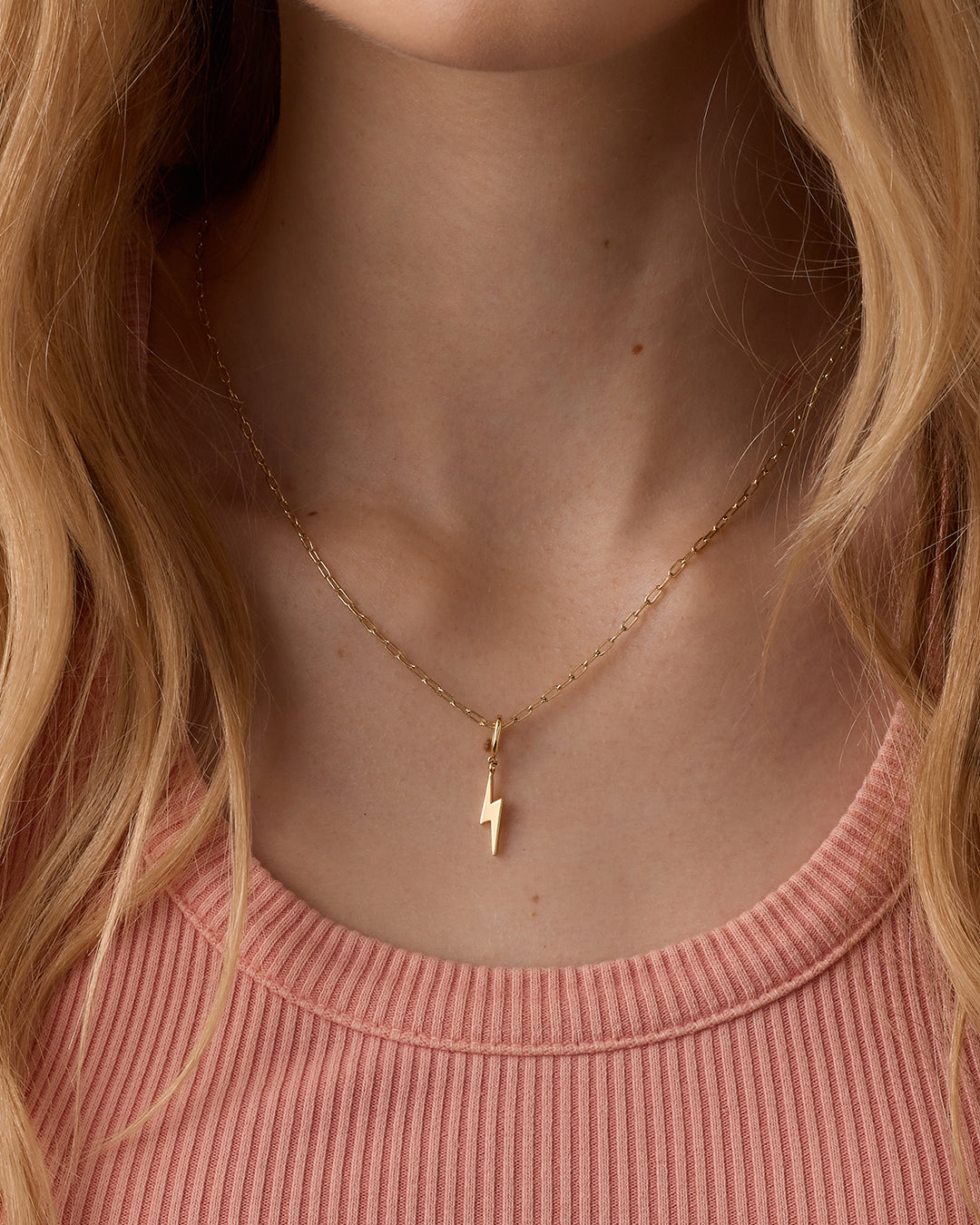 LightningParker Charm || option::18k Gold Plated, Lightning