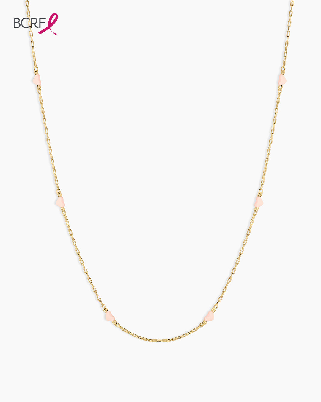 Pink Amour Necklace || option::18k Gold Plated