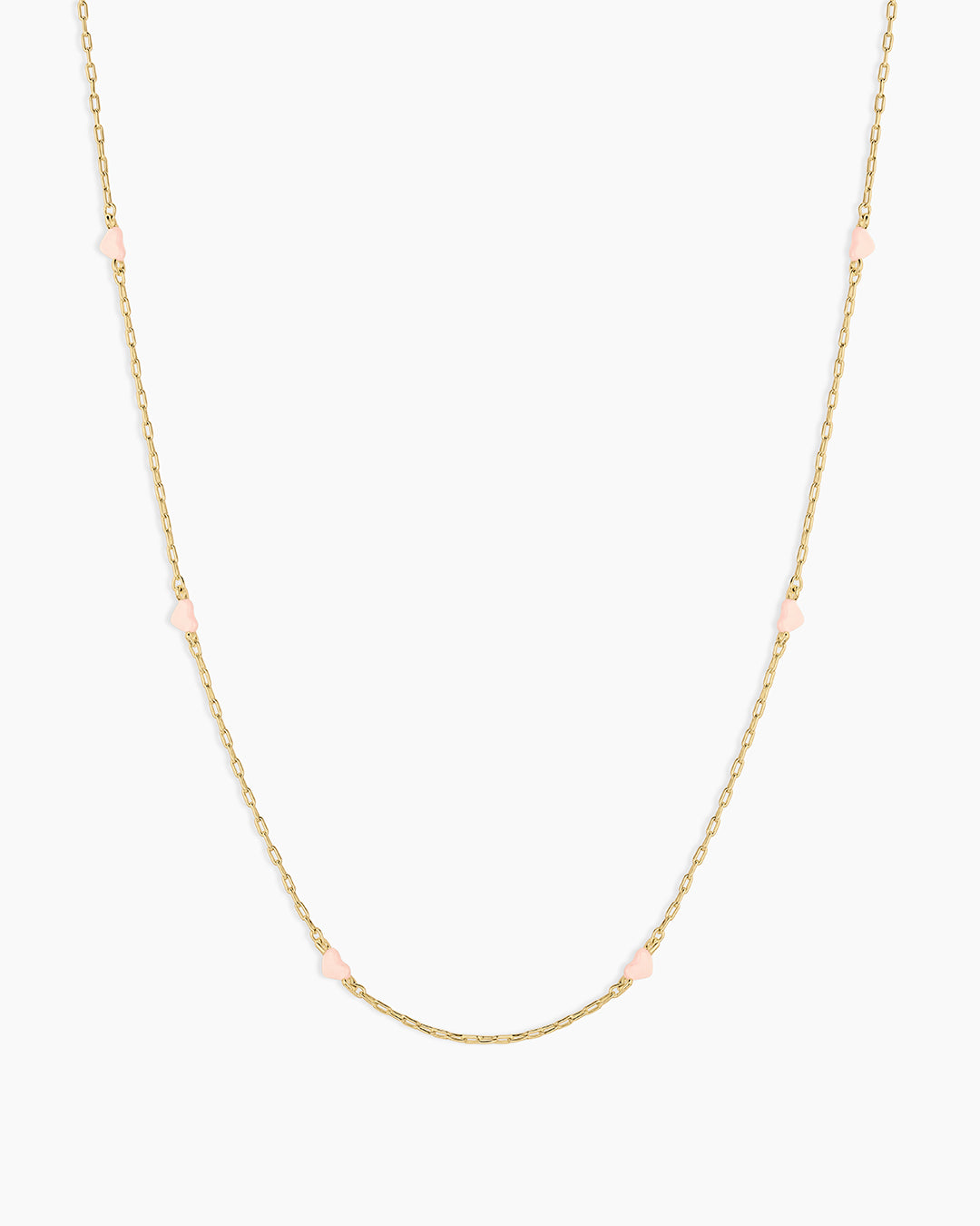 Pink Amour Necklace || option::18k Gold Plated