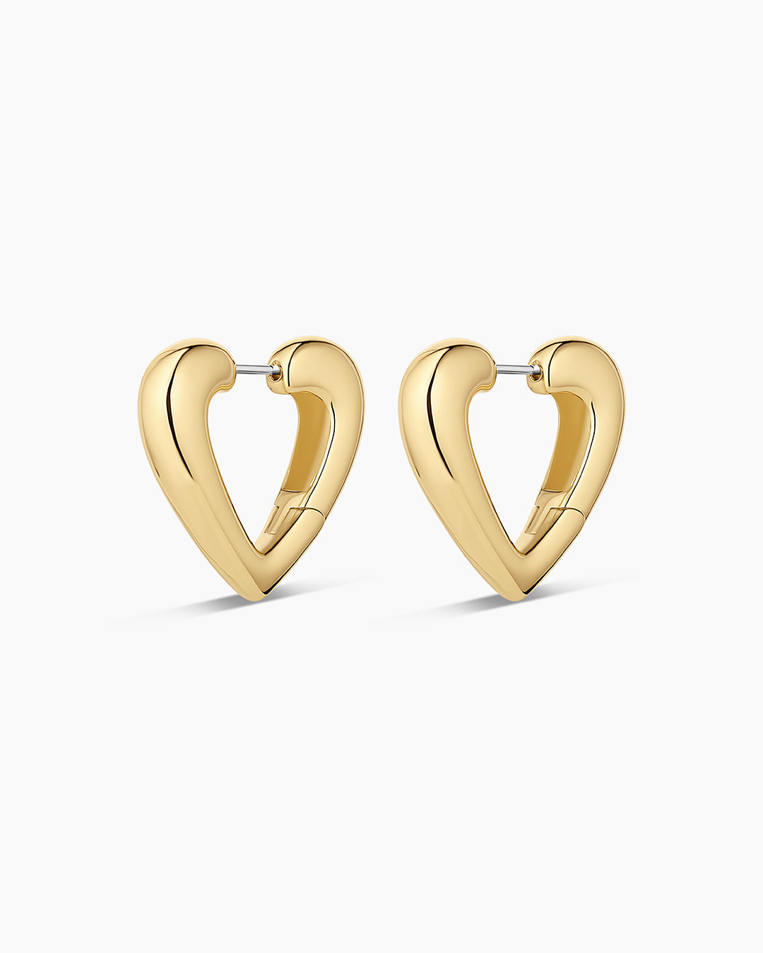 Gorjana Amour Heart Hoops