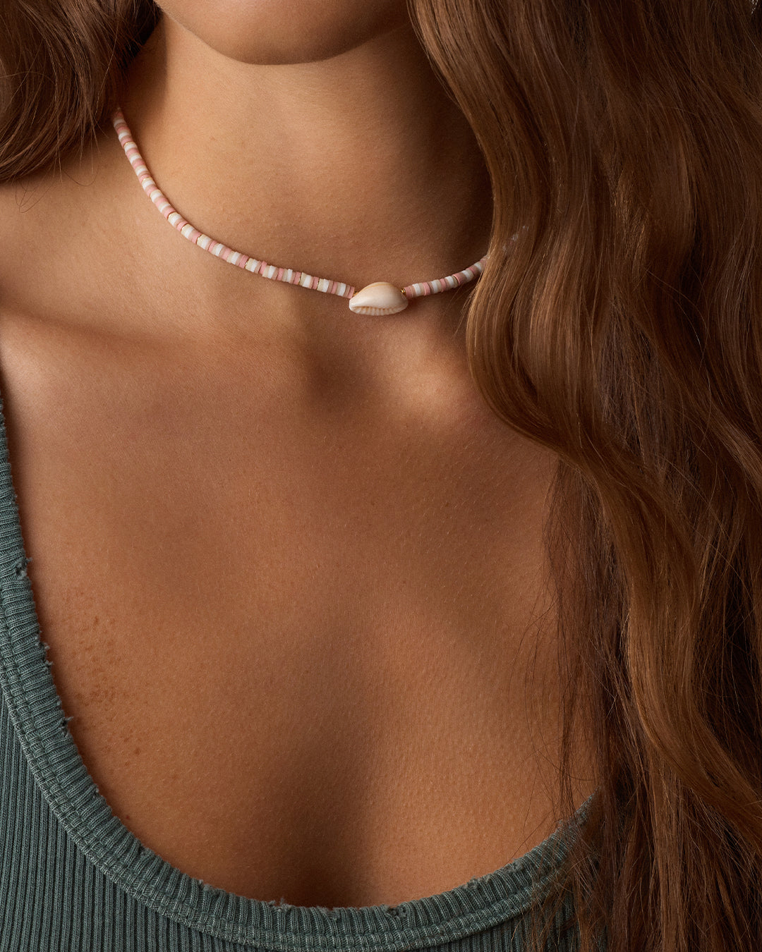 Harbor Shell Necklace || option::18k Gold Plated