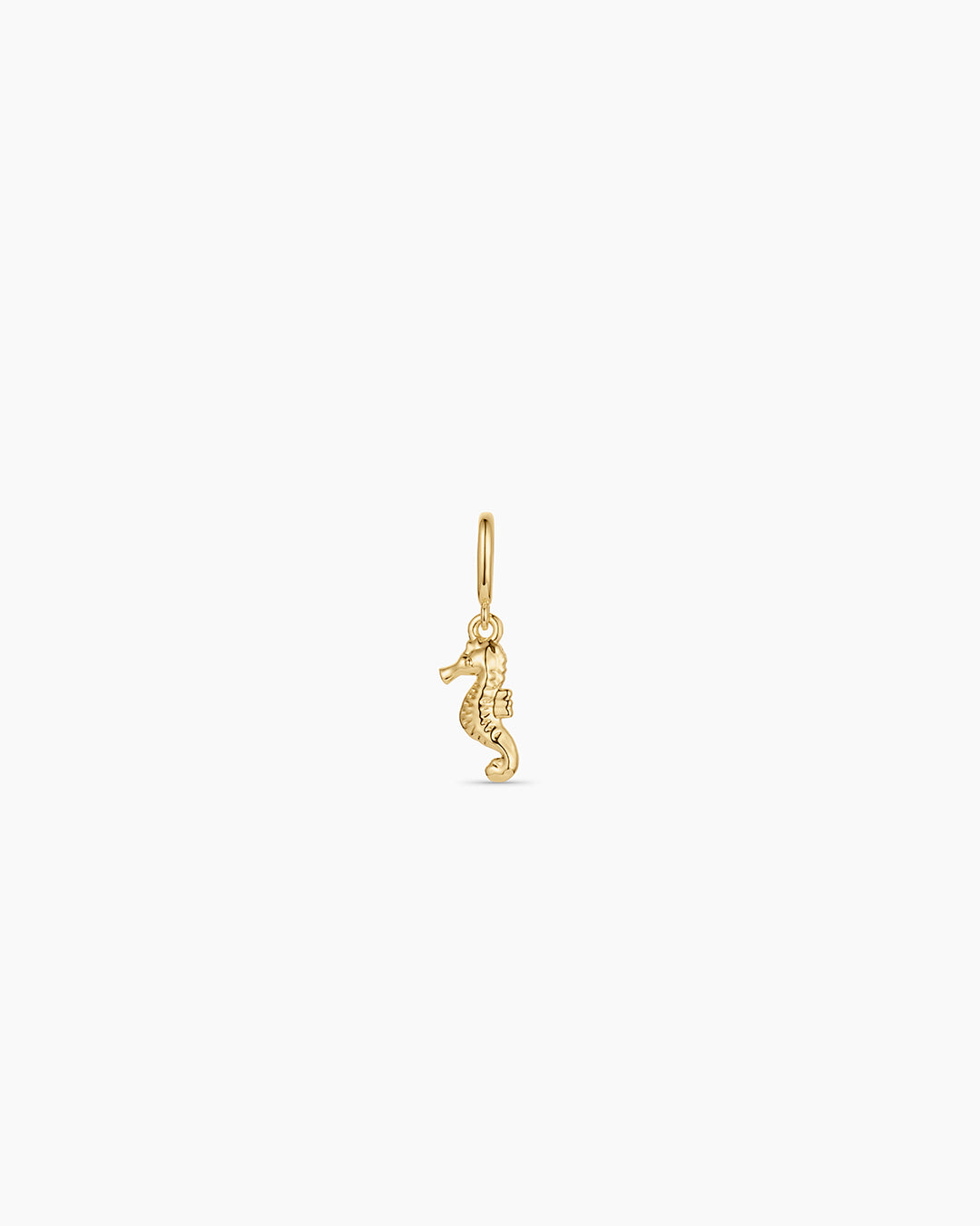Seahorse Parker Charm || option::18k Gold Plated