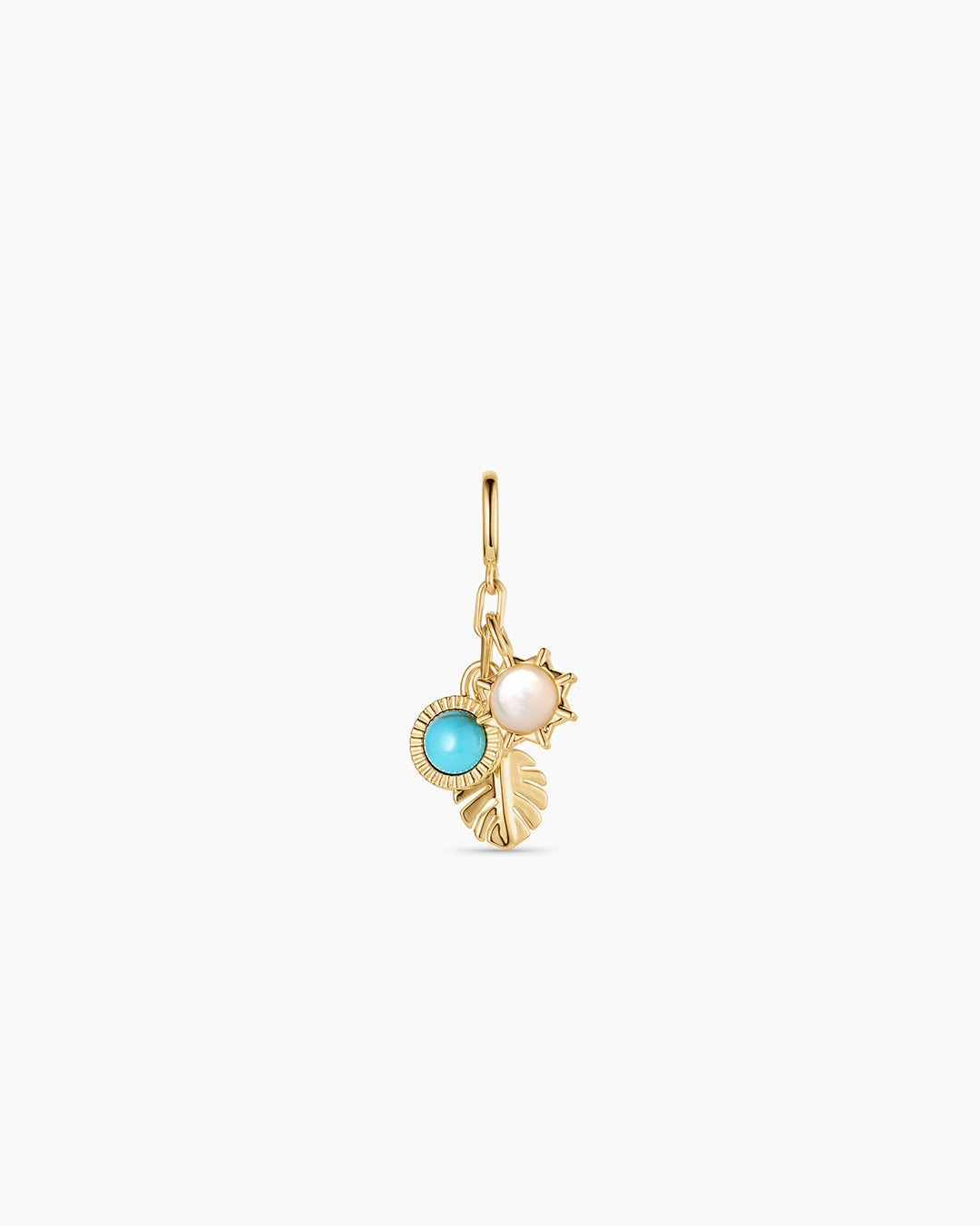 Beach Cluster Parker Charm || option::18k Gold Plated