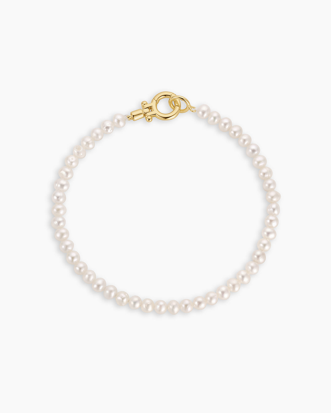 Lou Pearl Bracelet || option::18k Gold Plated