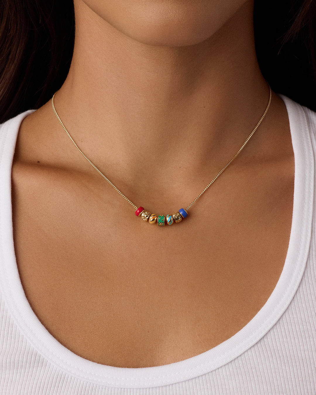 Feeling Lucky Necklace || option::18k Gold Plated