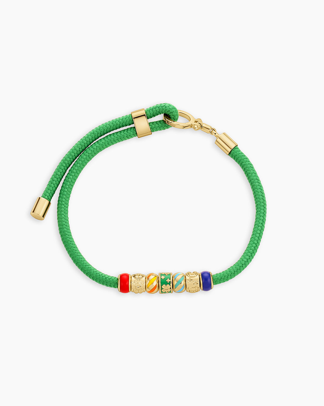 Feeling Lucky Paracord Bracelet || option::18k Gold Plated