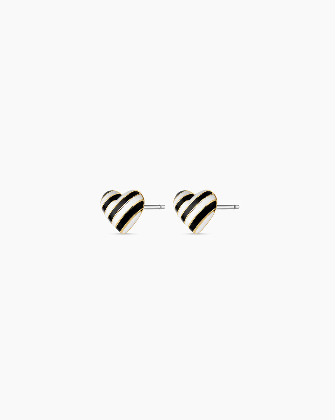 Campbell Enamel Heart Studs – gorjana