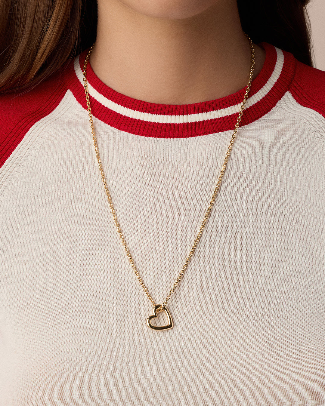 Lou Heart Carabiner Charm || option::18k Gold Plated