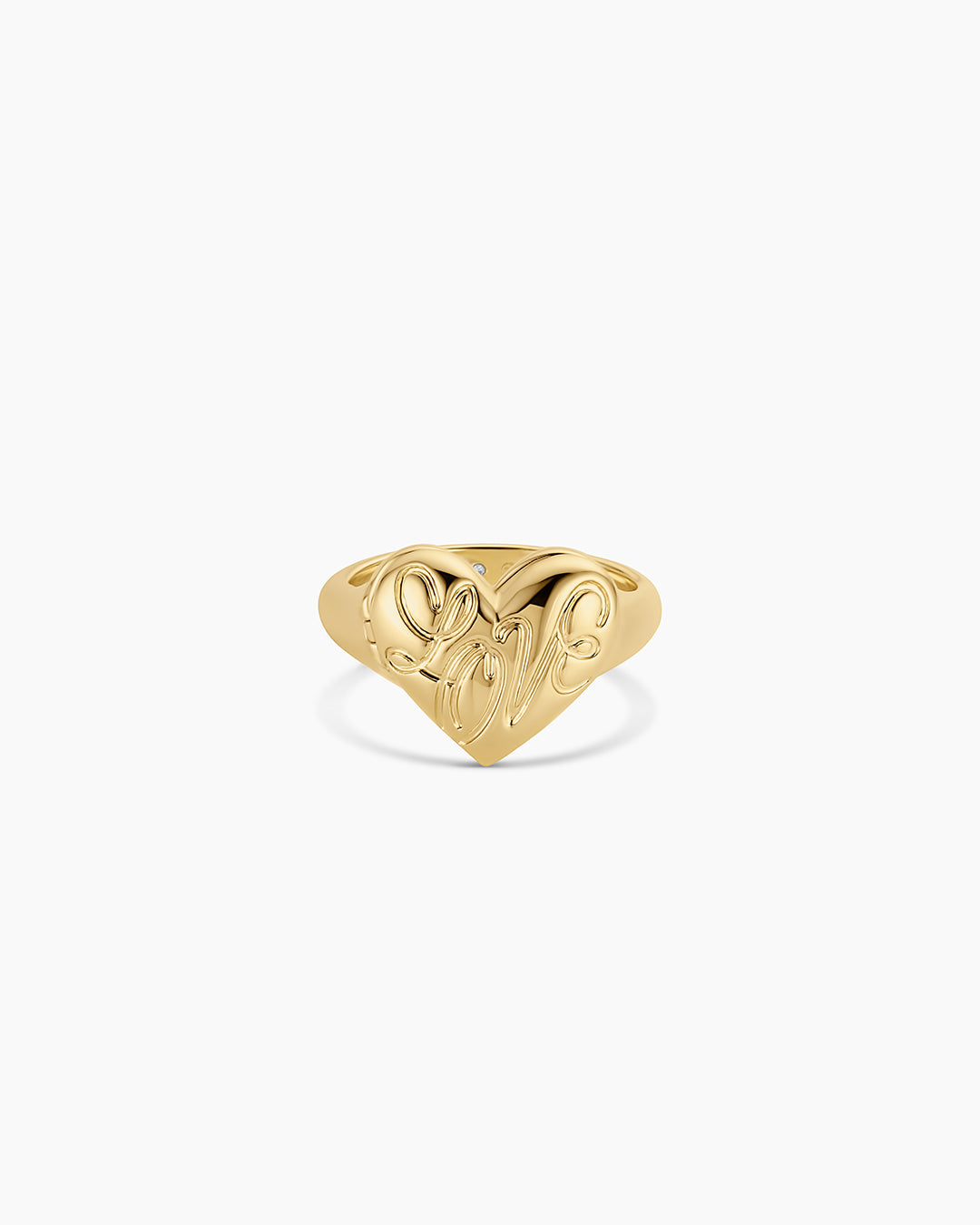Love Locket Ring || option::18k Gold Plated