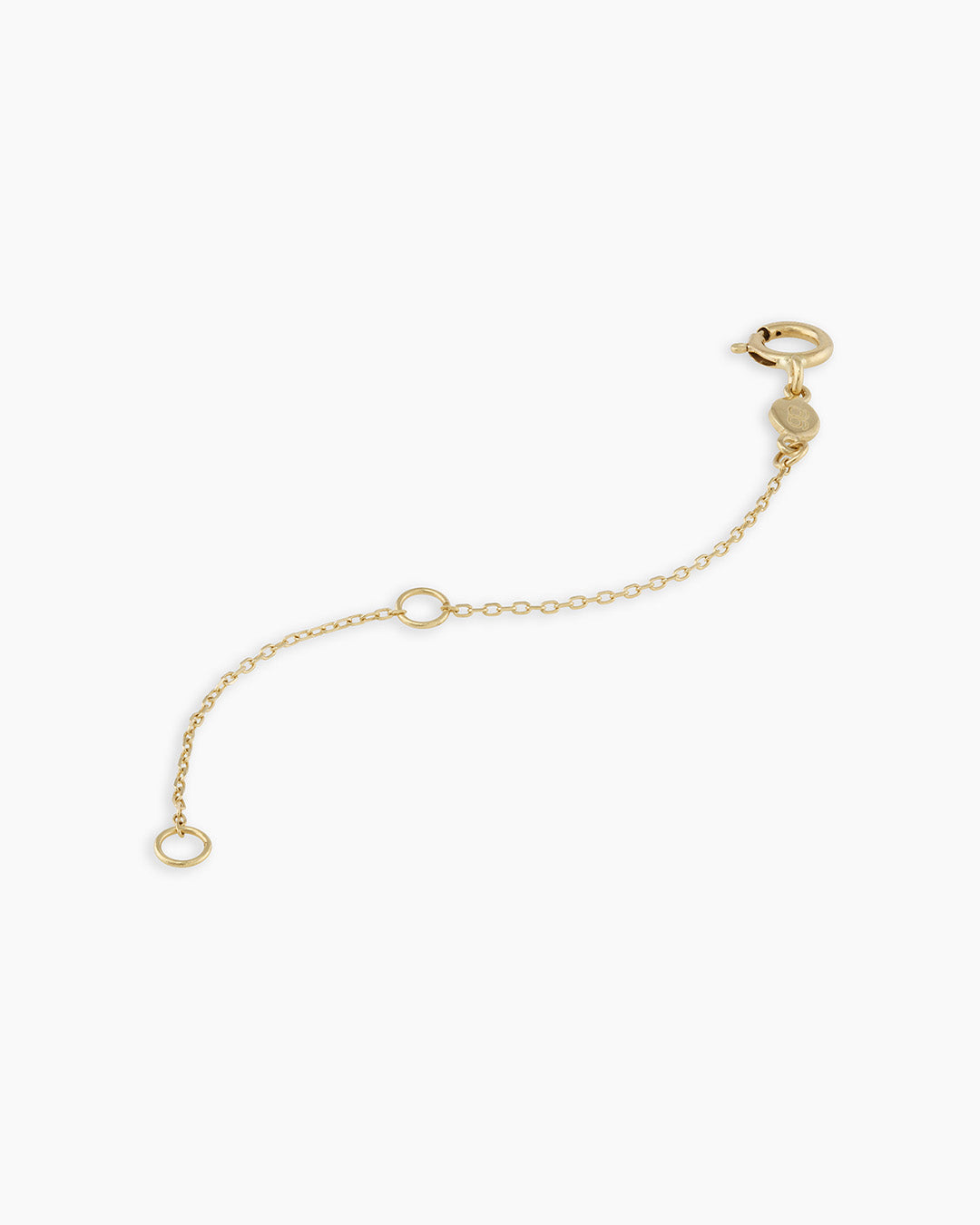 14k Solid Gold Necklace or Bracelet Extender, Removal Solid Gold