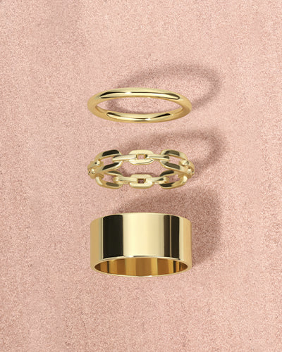 gold plated rings