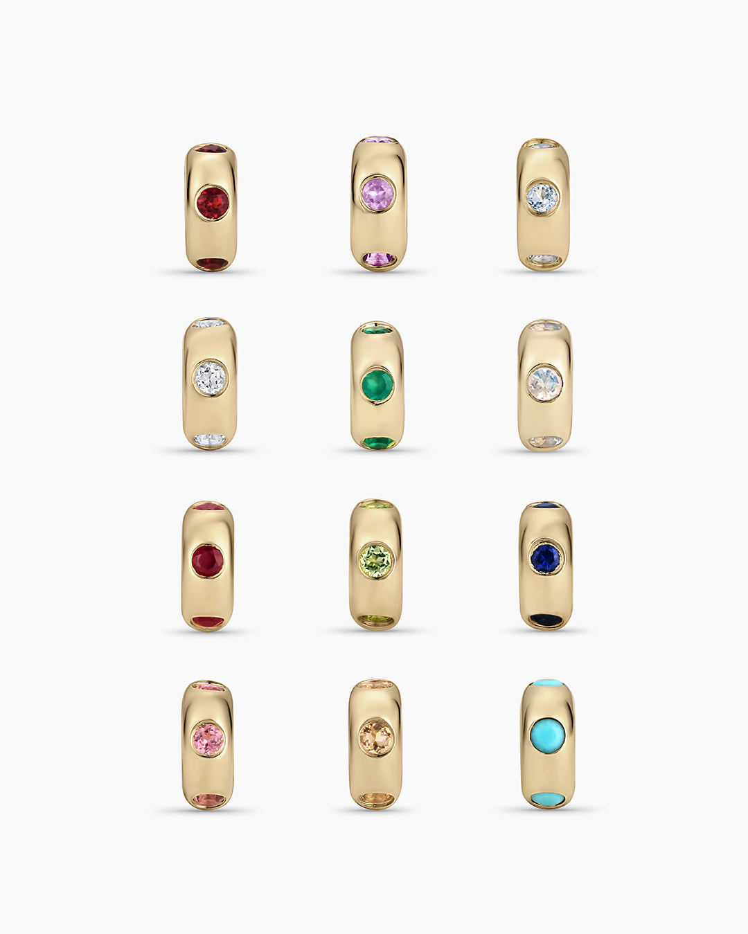 all birthstone halo charms