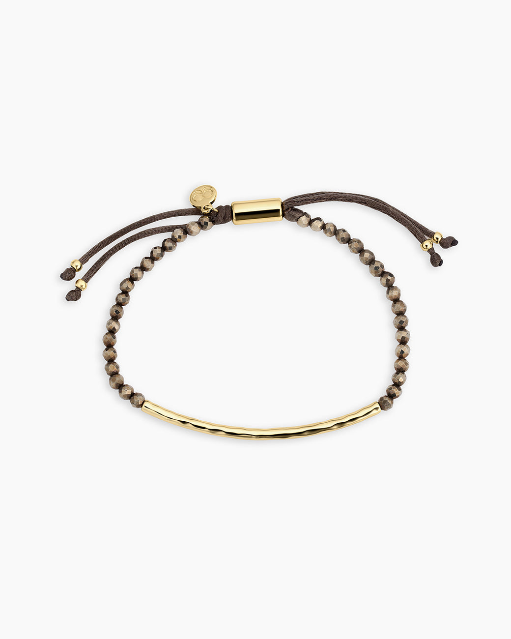 Power Gemstone Bracelet for Strength || option::18k Gold Plated, Pyrite - Strength