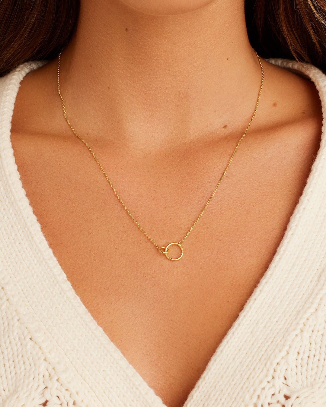 Wilshire Charm Adjustable Necklace || option::Gold Plated