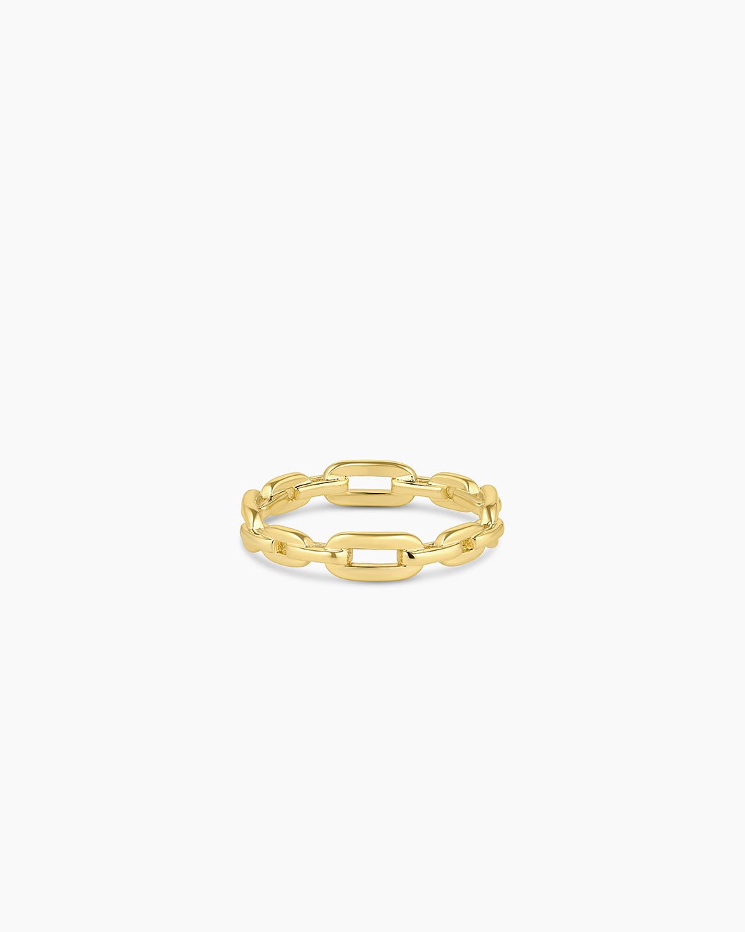 Chunky Chain Ring Gold Filled / 5