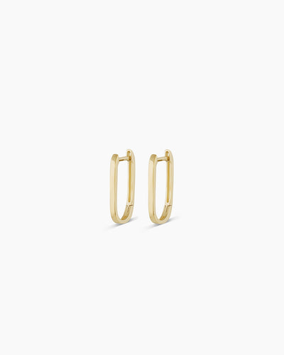 14K Gold Parker Link Huggies