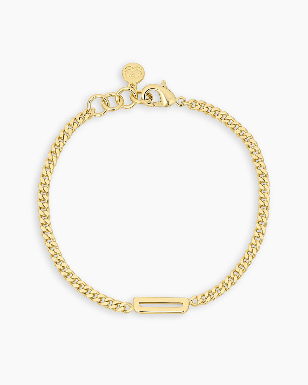 Wilder Alphabet Bracelet Alphabet Bracelet #D || option::18K Gold Plated, D