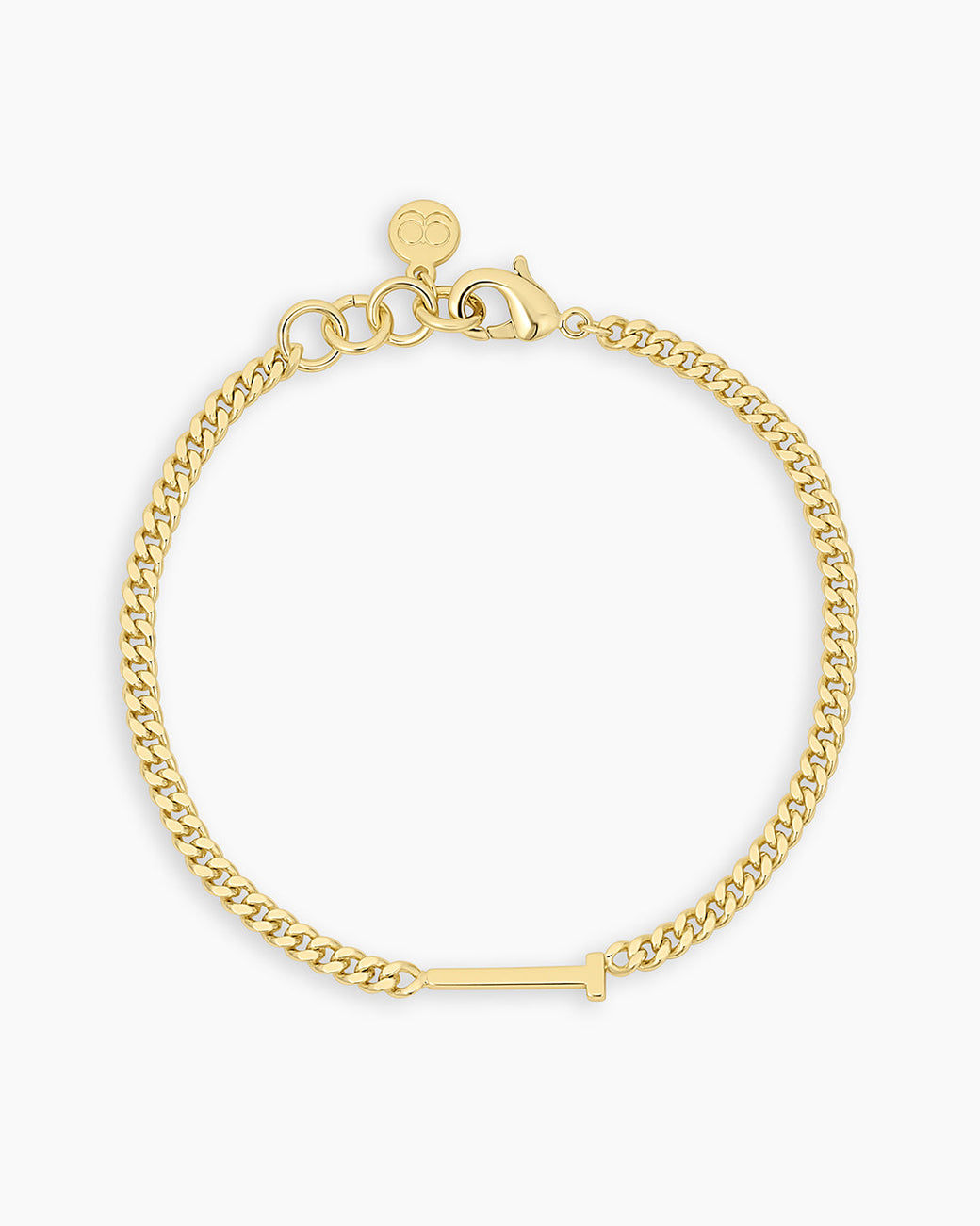 Wilder Alphabet Bracelet Alphabet Bracelet #T || option::18K Gold Plated, T