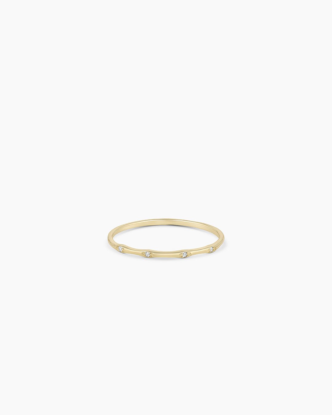 Diamonds Stacking Ring || option::14k Solid Gold