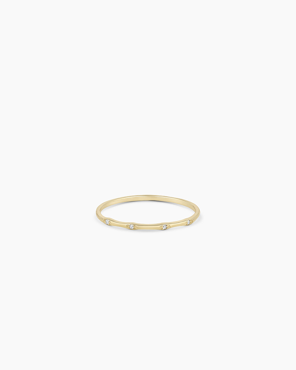Diamonds Stacking Ring || option::14k Solid Gold