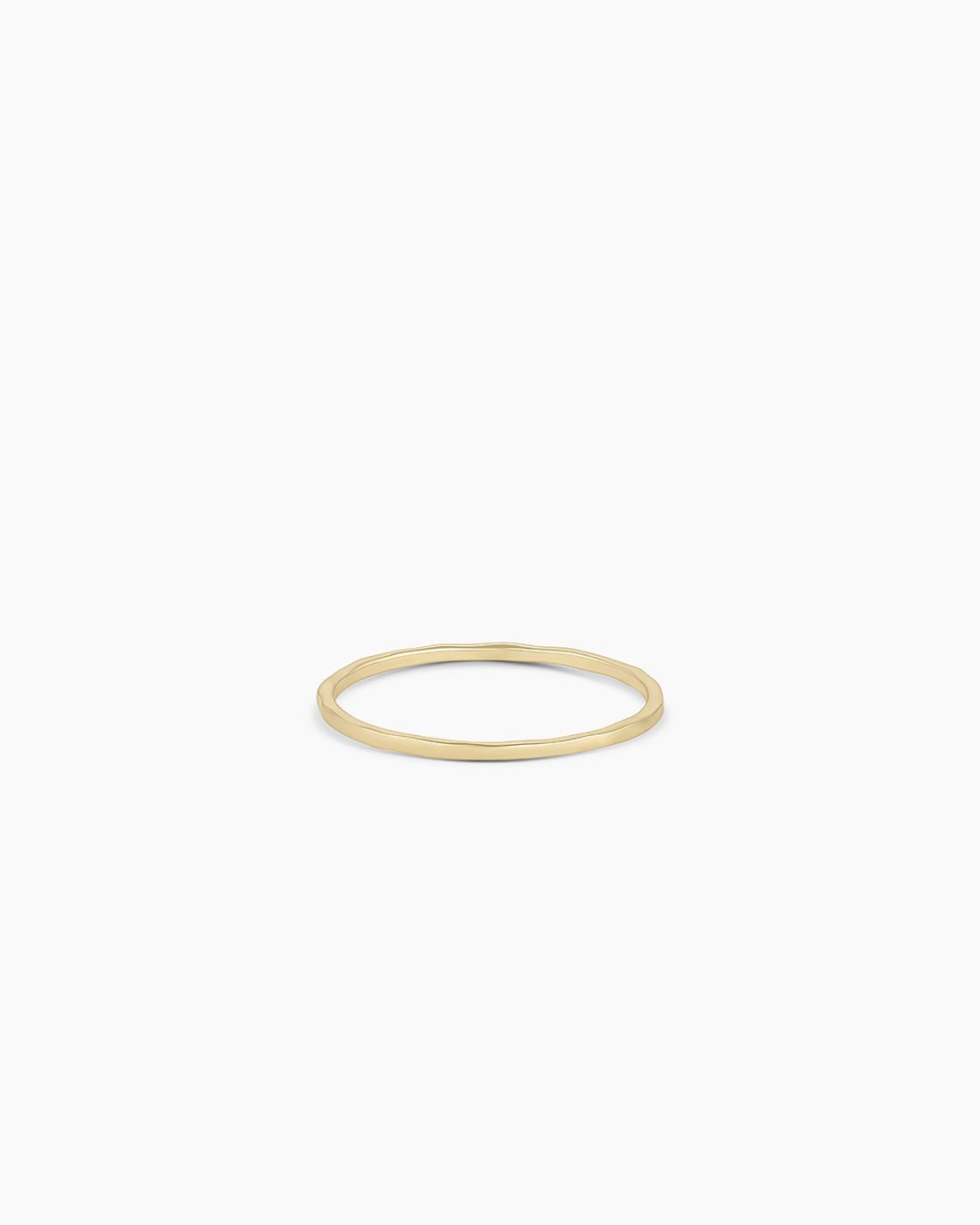 Classic Gold Plated G Ring || option::14k Solid Gold