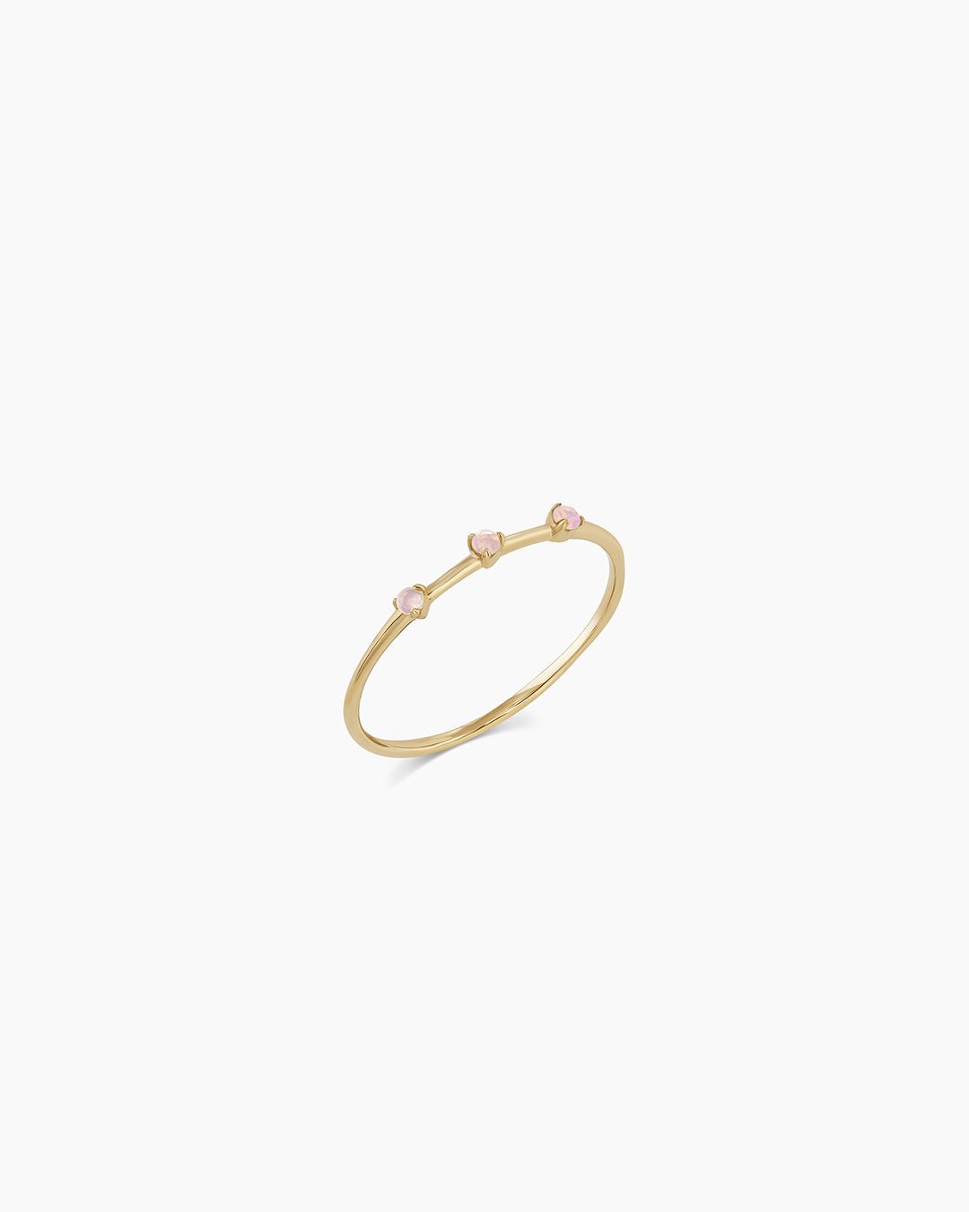 Opal Stacking Ring || option::14k Solid Gold