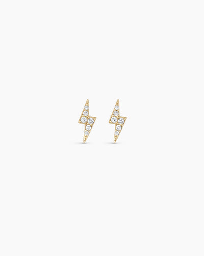 Diamond Lightning Studs