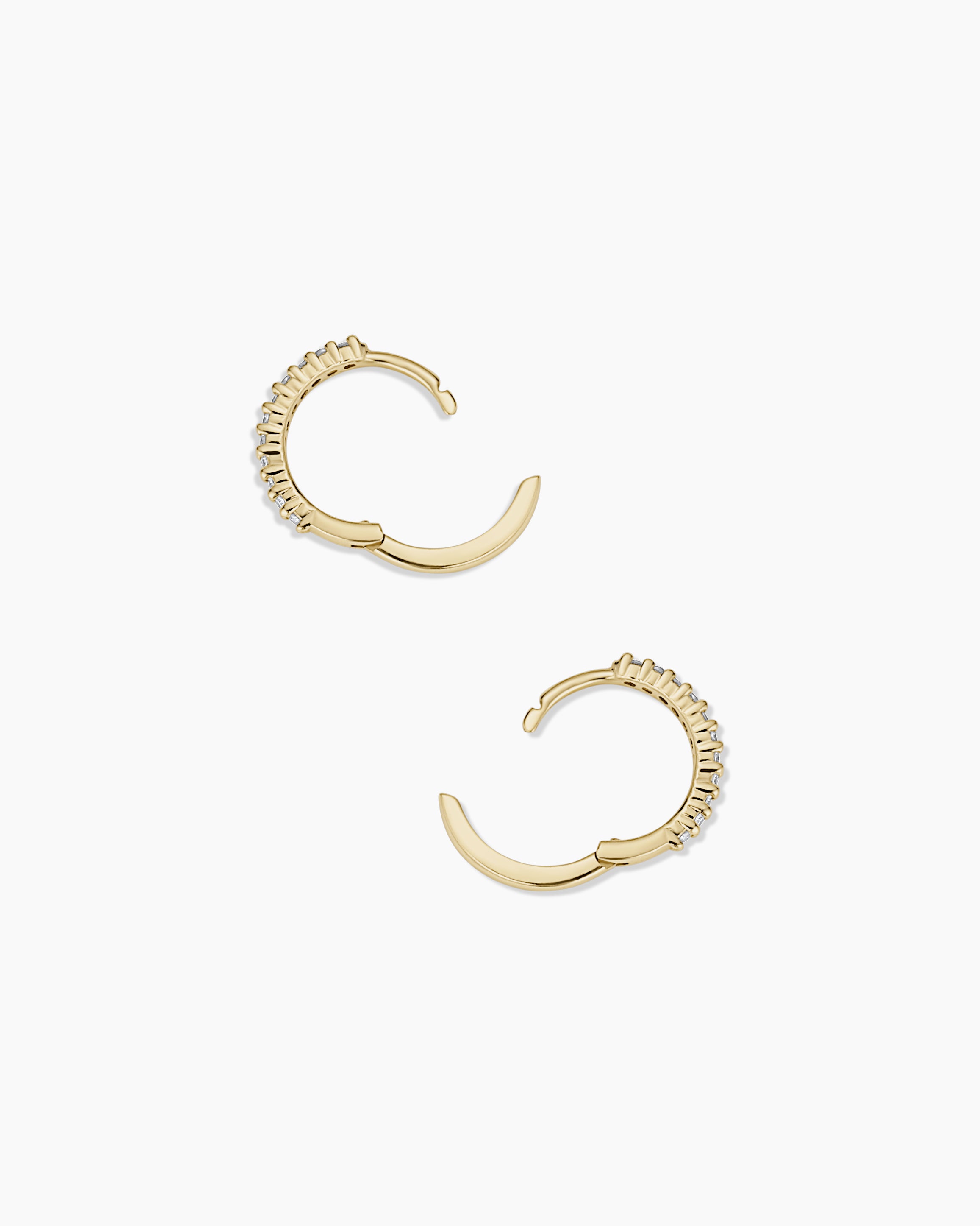 Pavé Diamond Huggie Earrings | gorjana