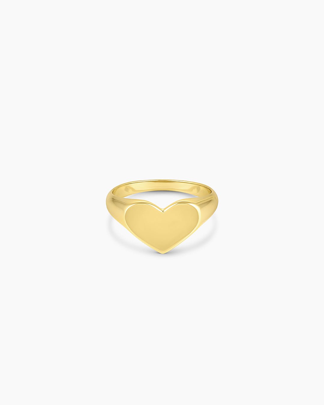 LouiseHeart Signet RingGold PlatedHeart ring || option::Gold Plated