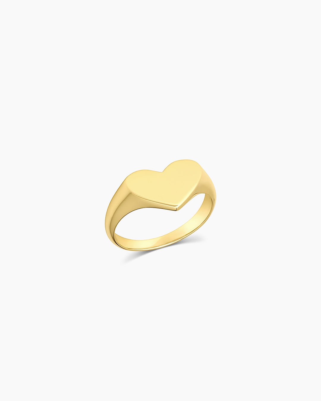 Gorjana Louise Heart Signet Ring 7