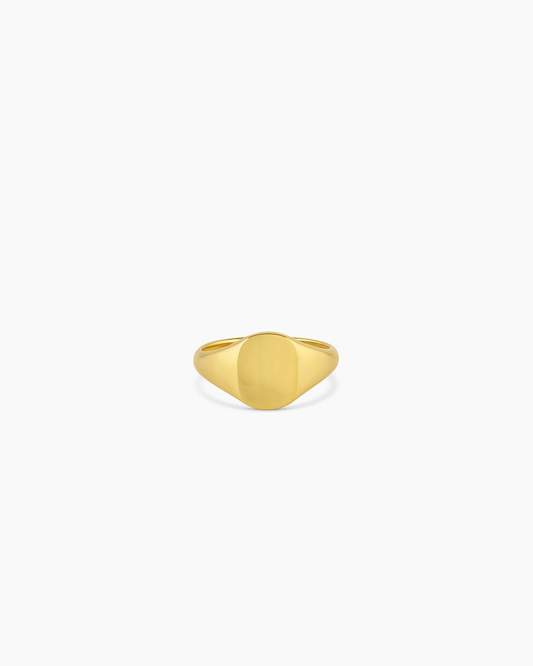 Gold plated engravable signet ring || option::Gold PlatedGold plated engravable signet ring || option::Gold Plated