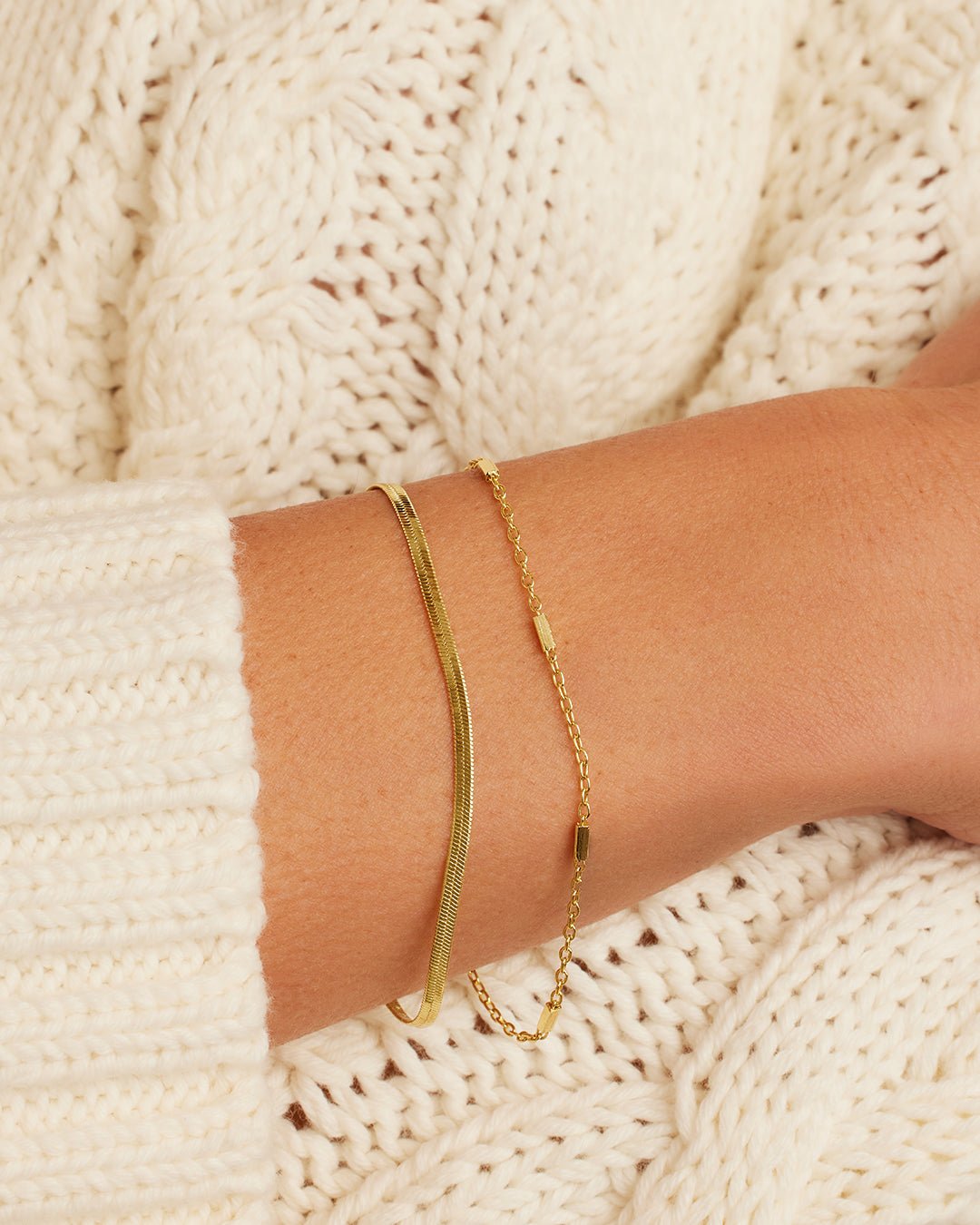 Tatum Bracelet || option::Gold Plated