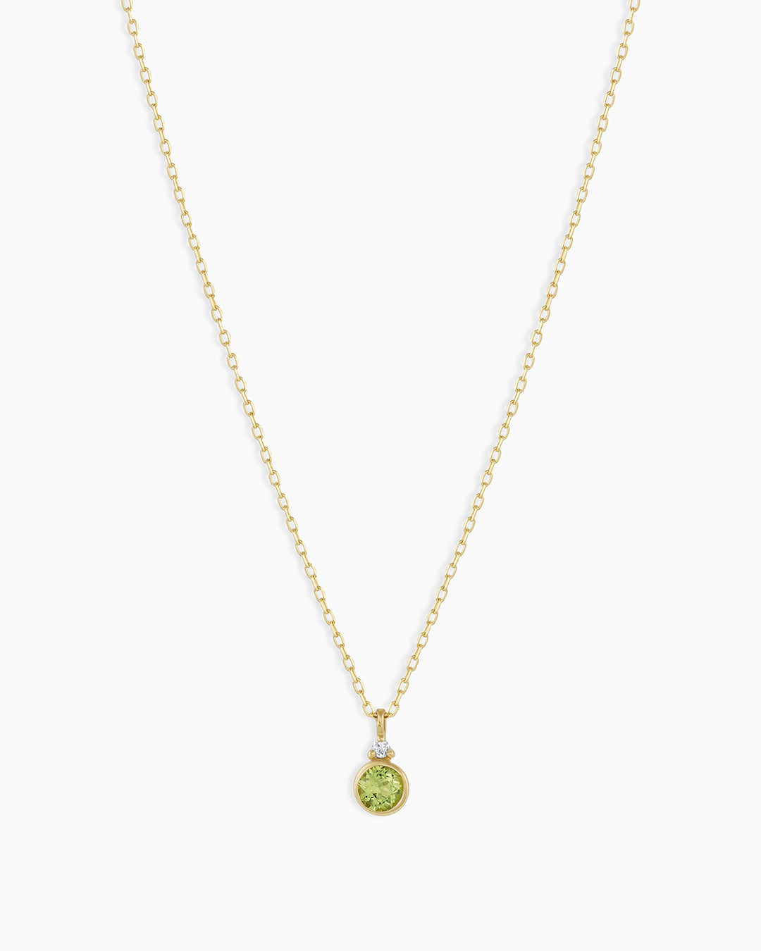 14k Gold Birthstone Necklace