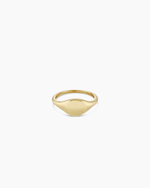 Bespoke Signet Ring || option::14K Solid Gold