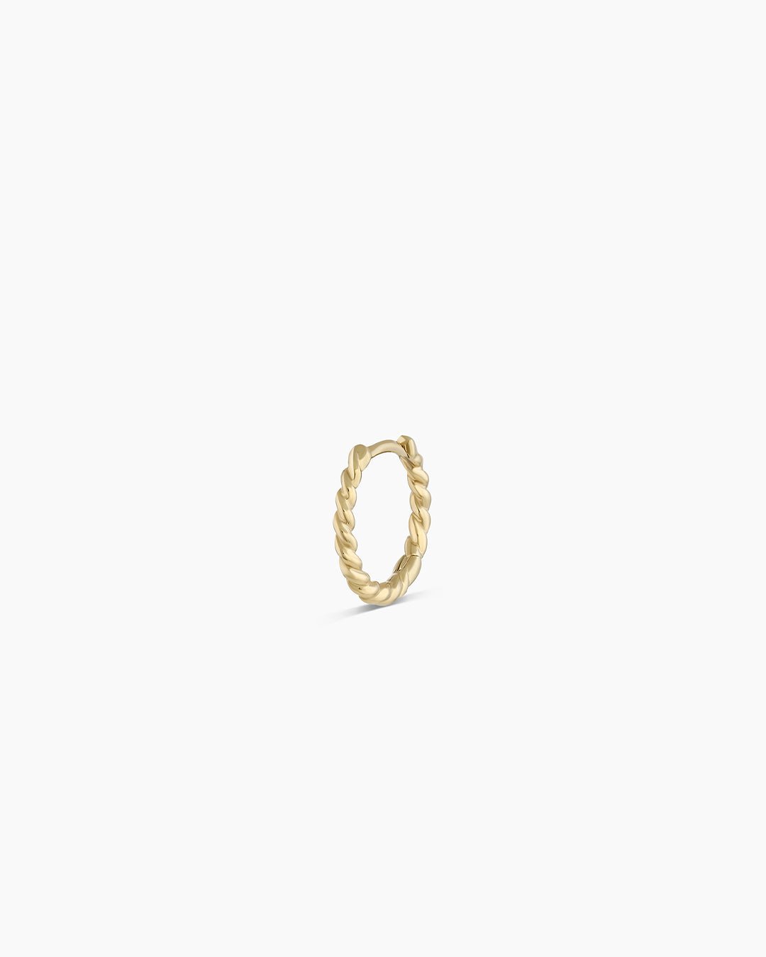 Classic Gold Huggie || option::14k Solid Gold, Single