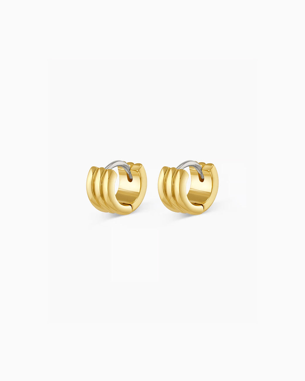 Reed huggies || option::18k Gold Plated