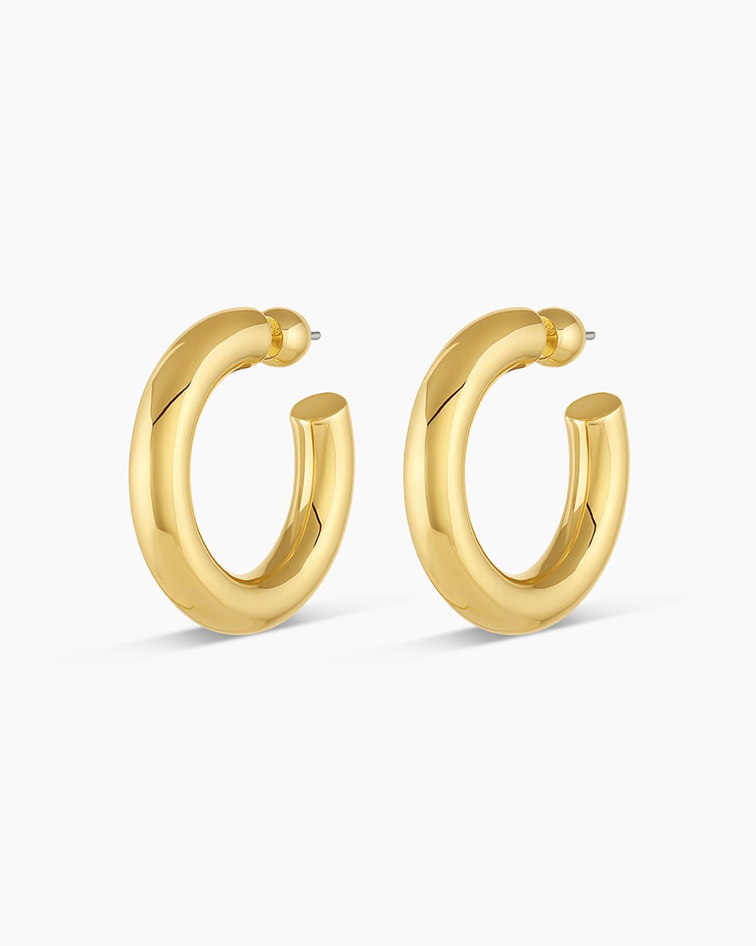 Lou Statement Hoops || option::Gold Plated