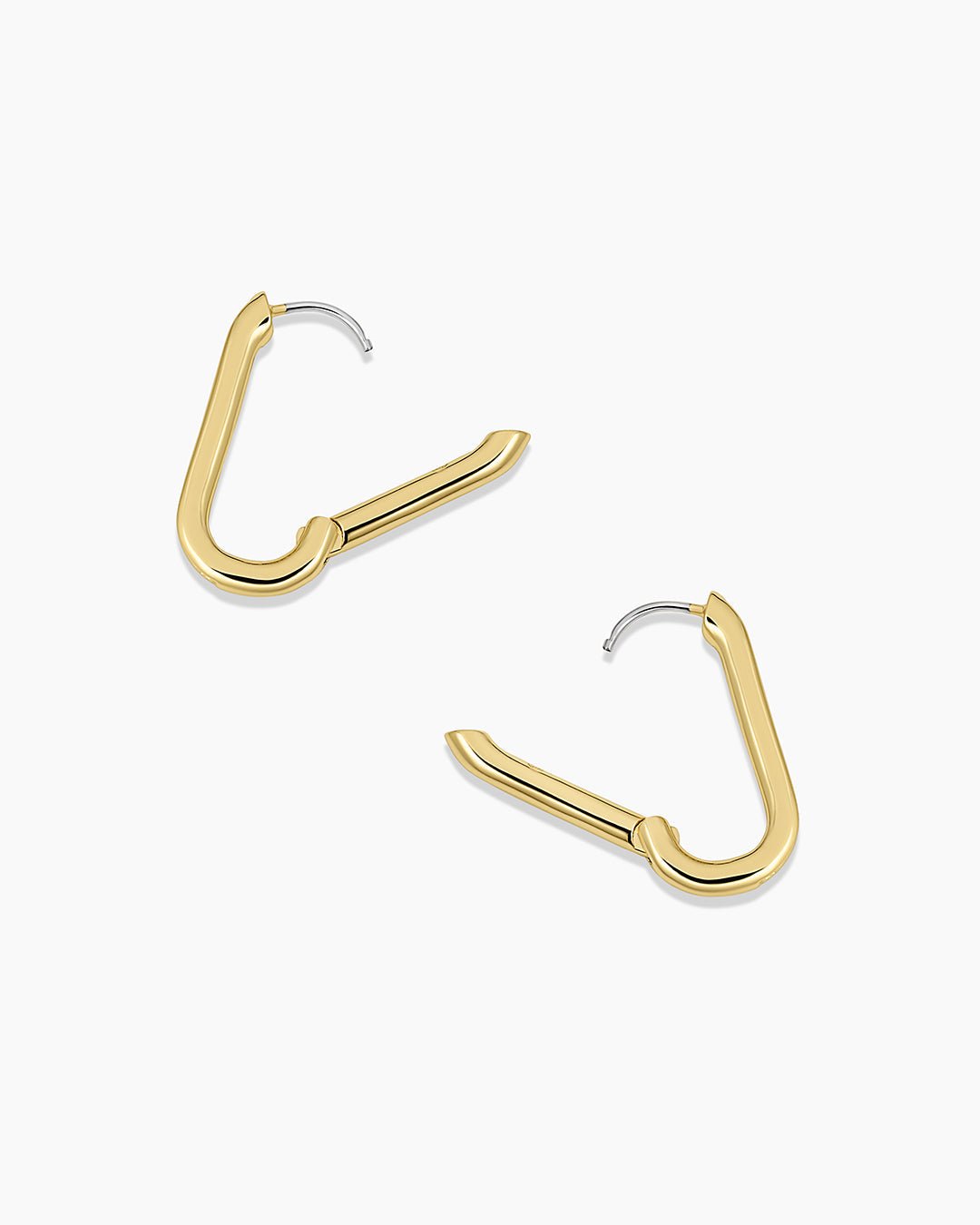 Zoey Shimmer Hoops || option::Gold Plated