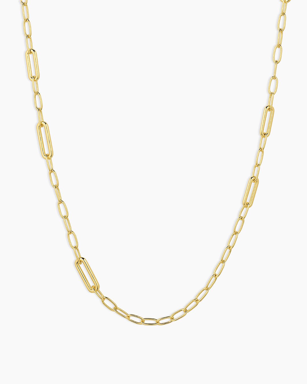 Zoey Statement Chain Necklace || option::Gold Plated