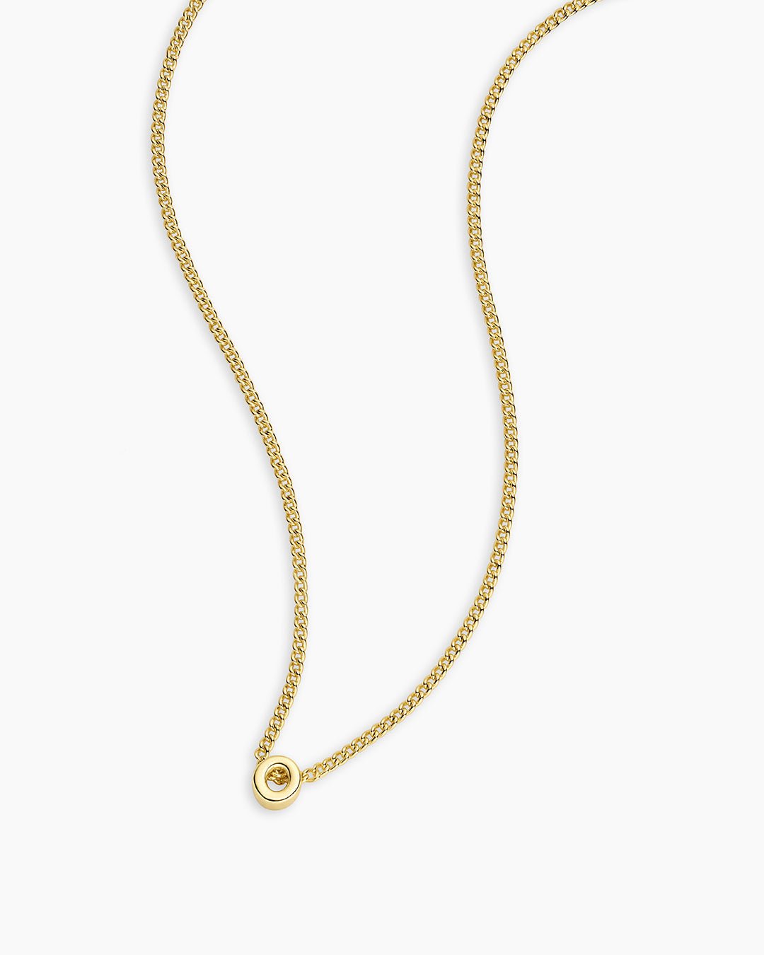 Wilder Mini Alphabet Necklace || option::Gold Plated, O
