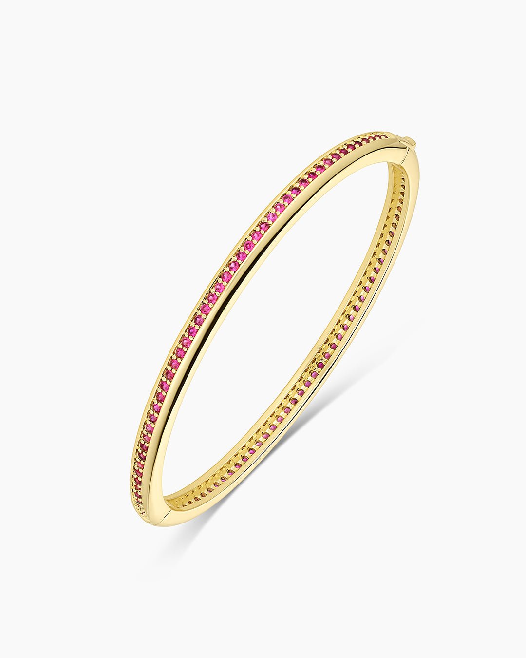 Paseo Shimmer Cuff || option::Gold Plated, Fuchsia