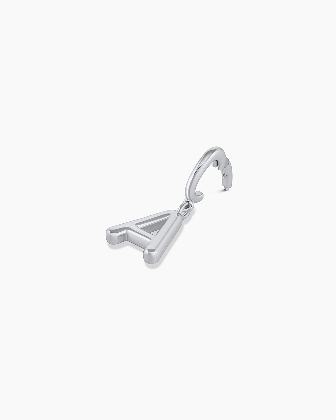 Alphabet Helium Parker Charm || option:: Silver Plated, A
