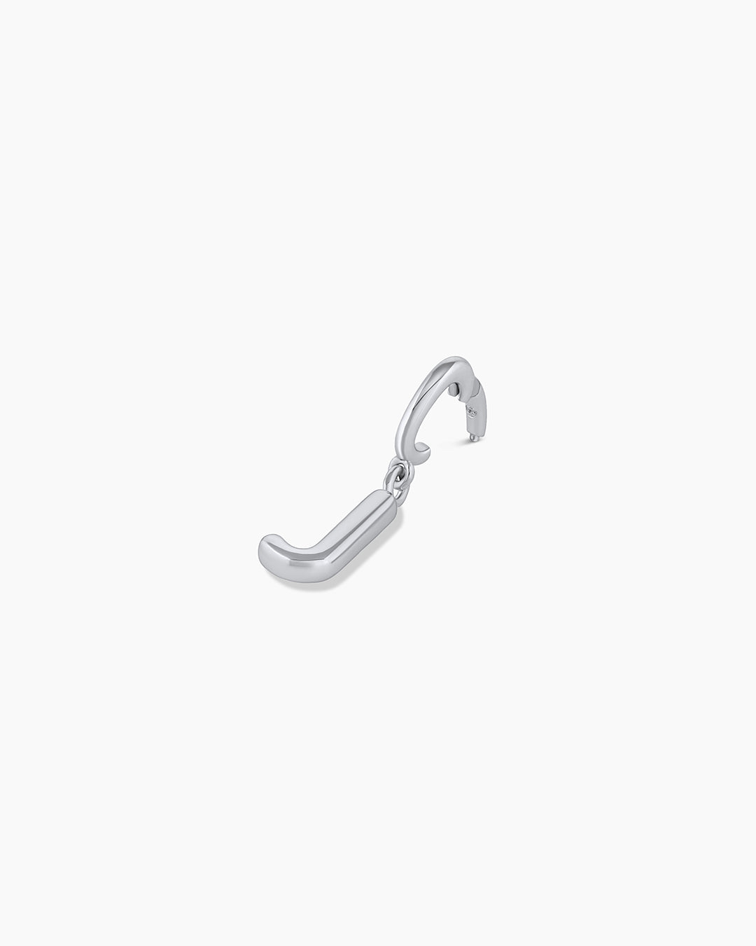Alphabet Helium Parker Charm || option:: Silver Plated, J
