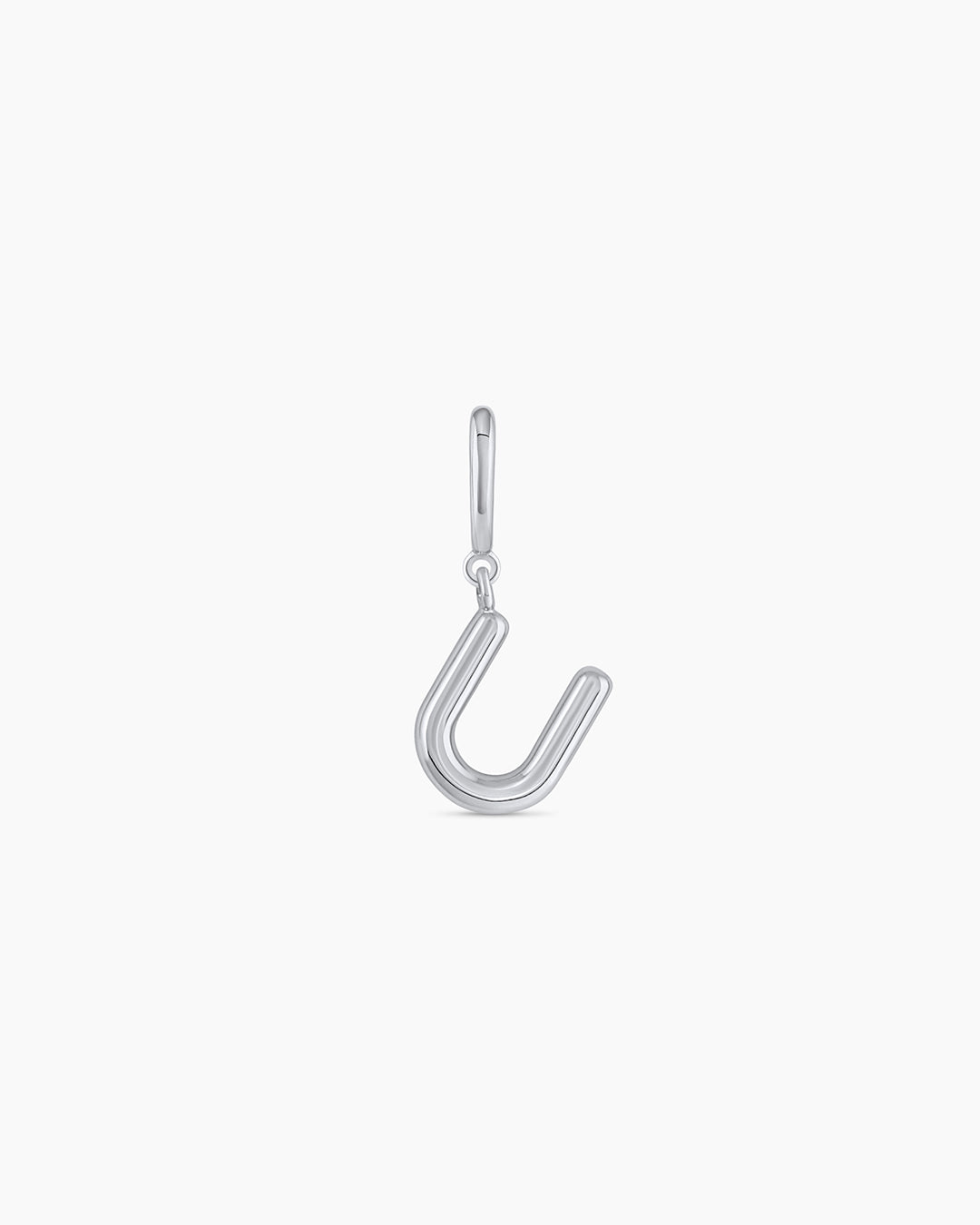 Alphabet Helium Parker Charm || option:: Silver Plated, U