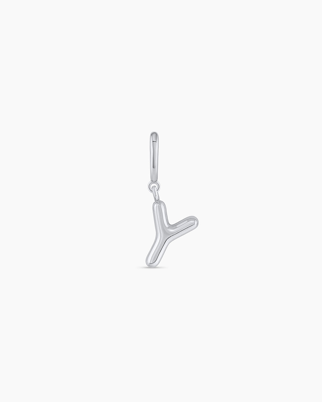 Alphabet Helium Parker Charm || option:: Silver Plated, Y